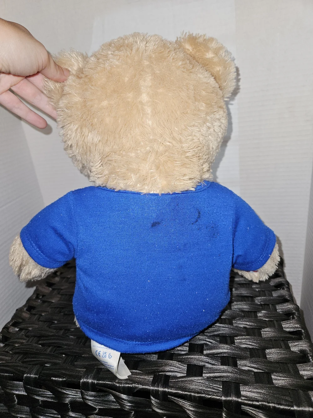Build-A-Bear Tan Teddy in Blue 